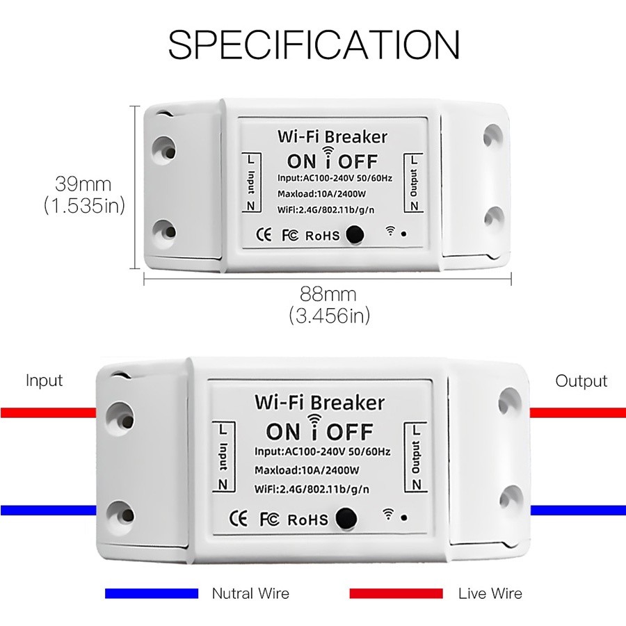 Jual Smart Switch WiFi MP / Saklar Pintar Wireless / Breaker ON OFF ...