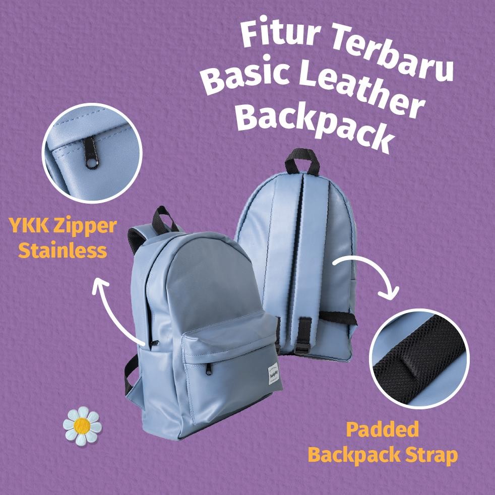 Jual Viral Paddy Basic Leather Backpack - Paddybag Tas Ransel Kulit ...