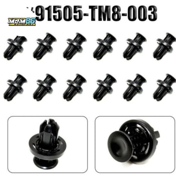 Jual 91505-TM8-003 kancing klip clip bumper HONDA Brio Mobilio brv crv ...