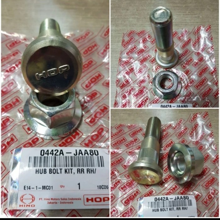 Jual New Hub Bolt Baut Roda Belakang Hino 500 0442A-Jaa80 Kode Az35 ...