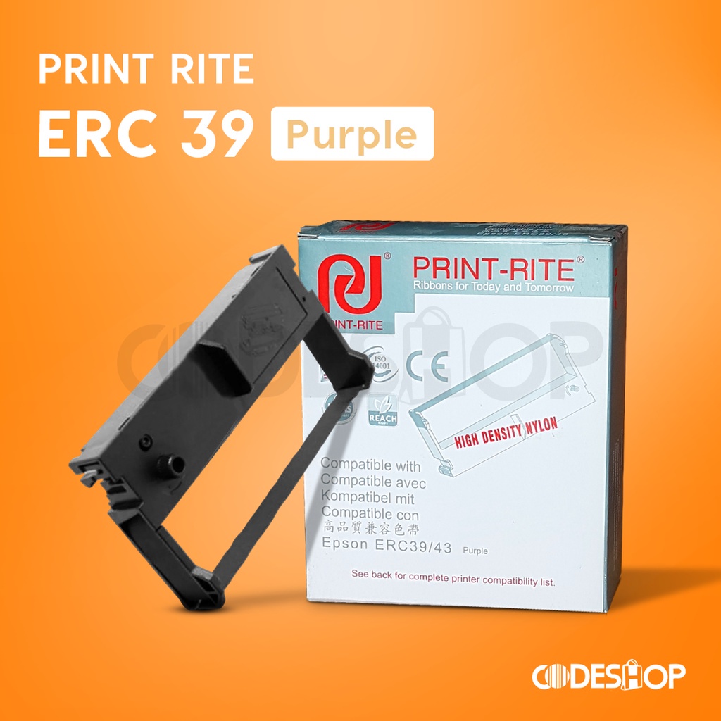 Jual Cartridge Pita Ribbon Printe Rite ERC 39 Printer Kasir Dot Matrix ...