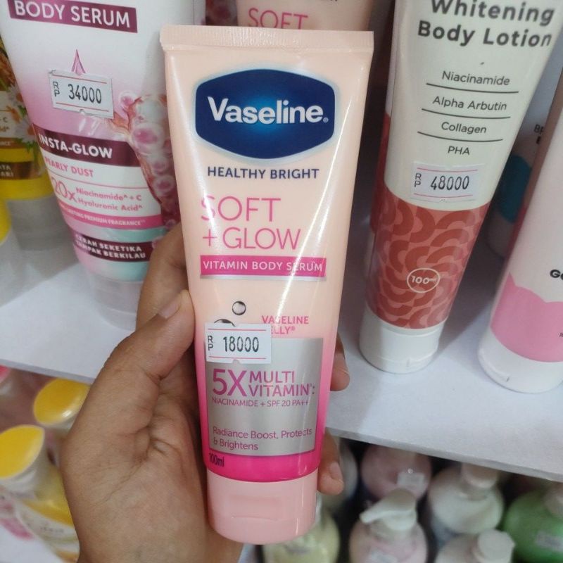 Jual Vaseline Soft Glow Body Lotion 100ml Shopee Indonesia 5614