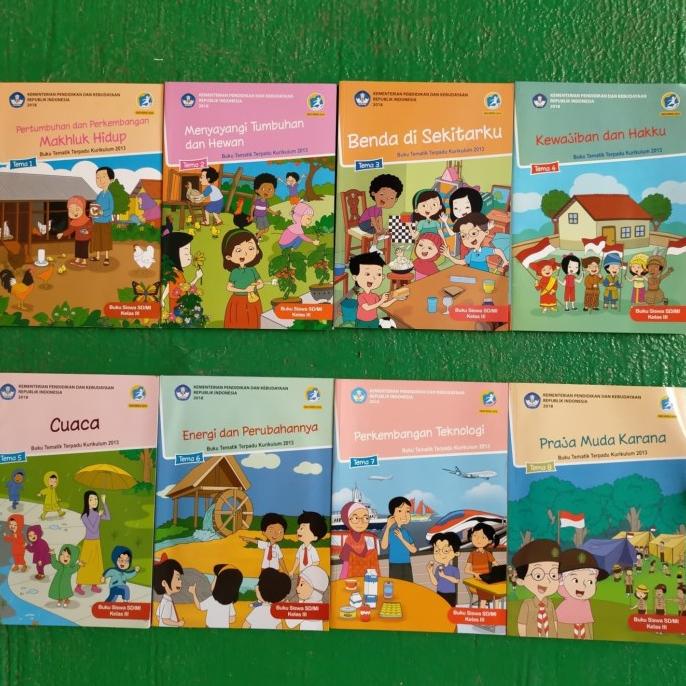 Jual Paket Lengkap Buku Tematik Kelas Tema Total Buku Shopee Indonesia