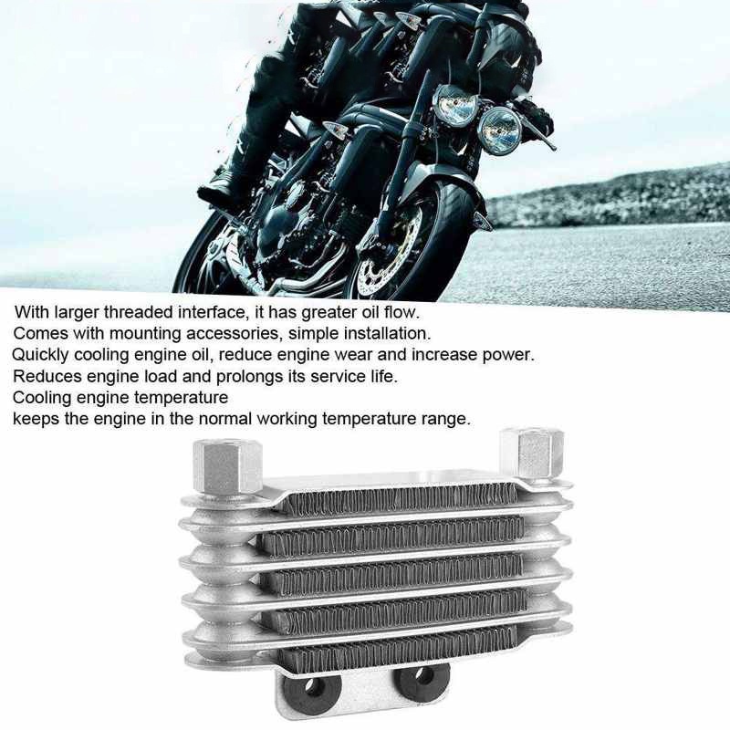 Jual Gganti Radiator Dingin Oli Mesin 5 Baris Engine Oil Cooler ...