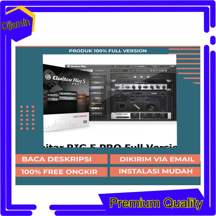 Jual Promo Guitar Rig 5 Pro Jaminan Aktif Lifetime Shopee Indonesia
