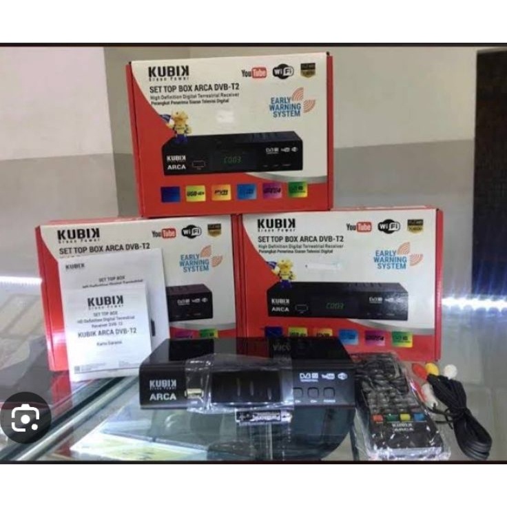 Jual Model Terkini Tv Box STB DVB KUBIK / CBM Super HD Receiver DigitaL