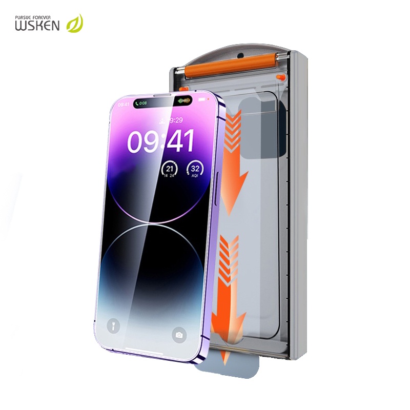 Jual WSKEN Tempered Glass for iPhone 15 Pro Max / 15 Pro / 14 Pro Max