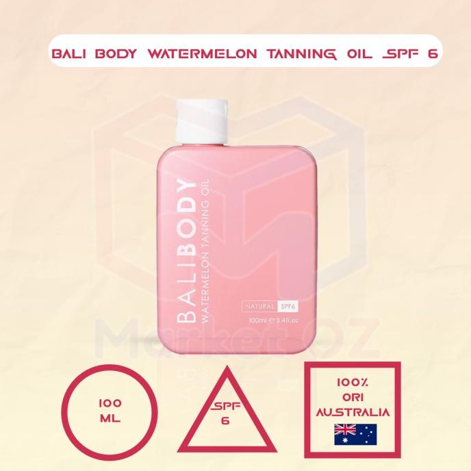Jual Bali Body Watermelon Tanning Oil SPF6 100mL Original Australia