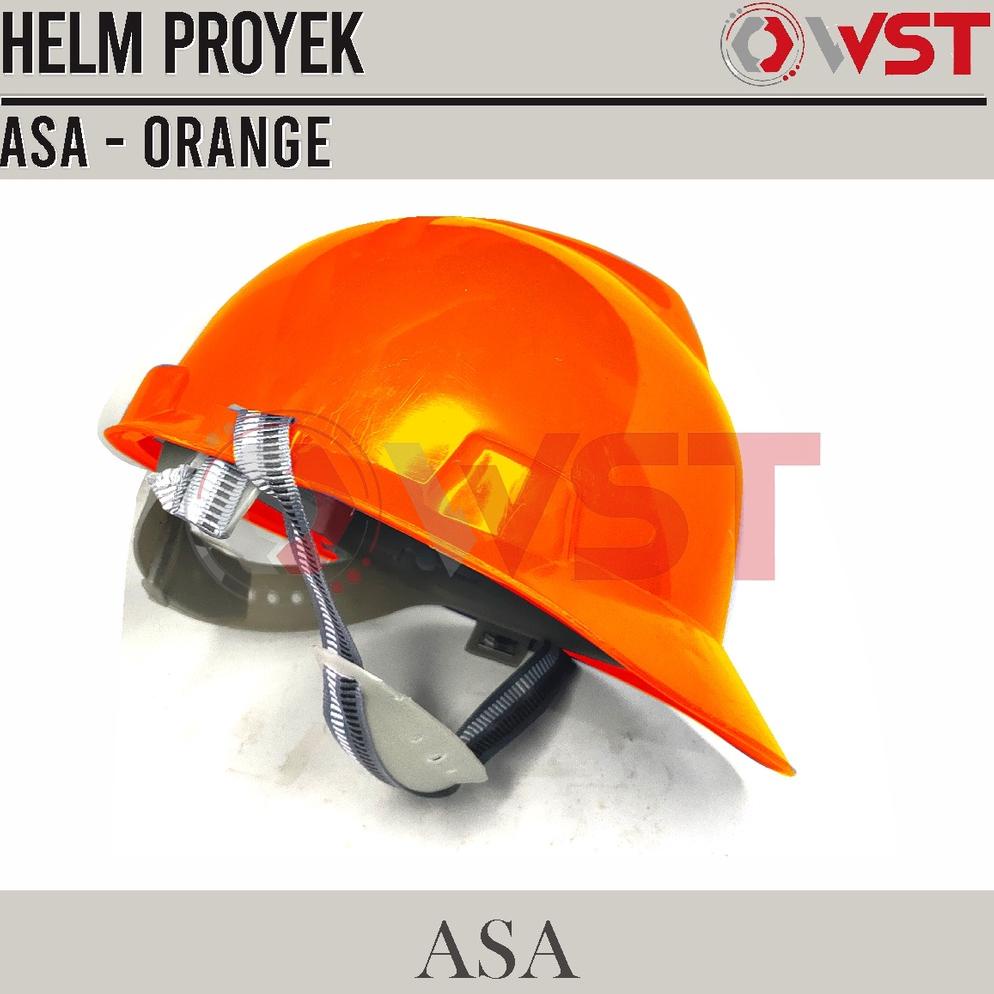 Jual IHE085 Helm Proyek ASA Orange / Oren / Safety Helmet / Pelindung