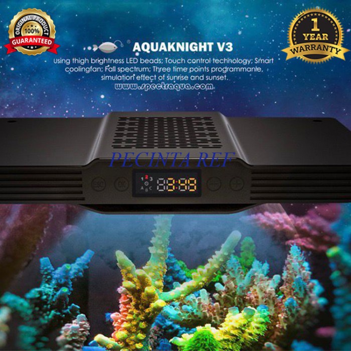 Jual LAMPU REEF CORAL SPECTRA AQUA KNIGHT V3 60watt | Shopee Indonesia