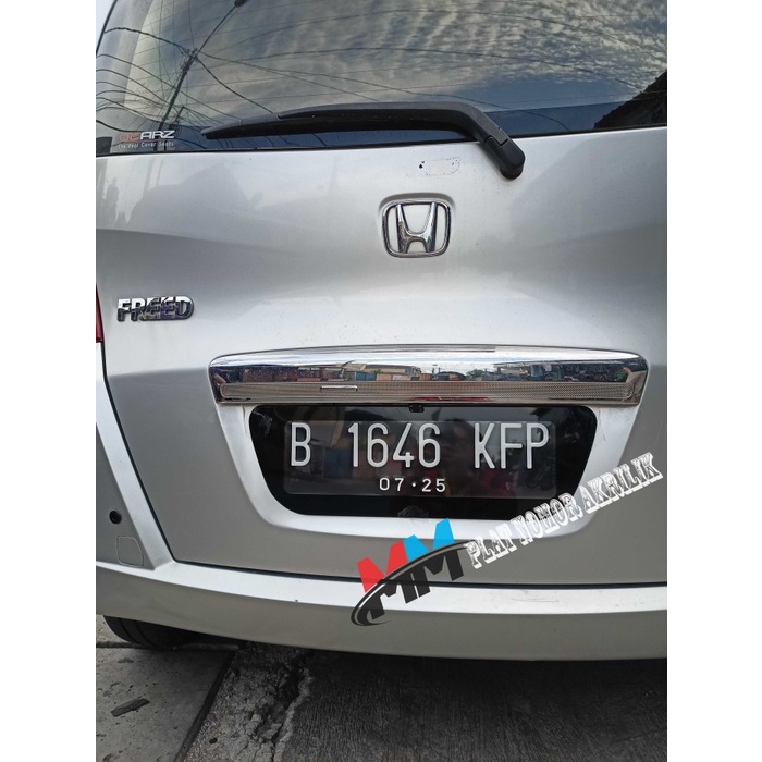 Jual Cover Plat Nomor Mobil Mika Acrylic Custom Cembung Honda Freed