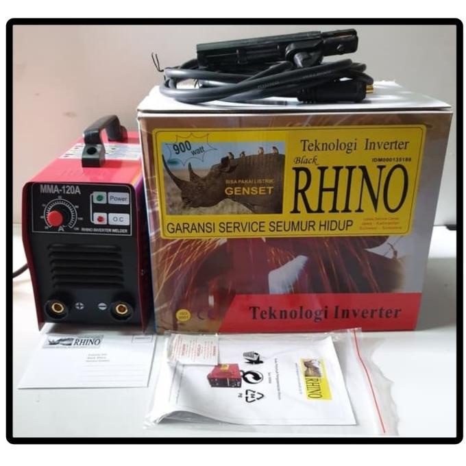 Jual Mesin Las Listrik 120 A Travo Trafo Las Inverter Rhino Mma 120a 900w Shopee Indonesia 6366