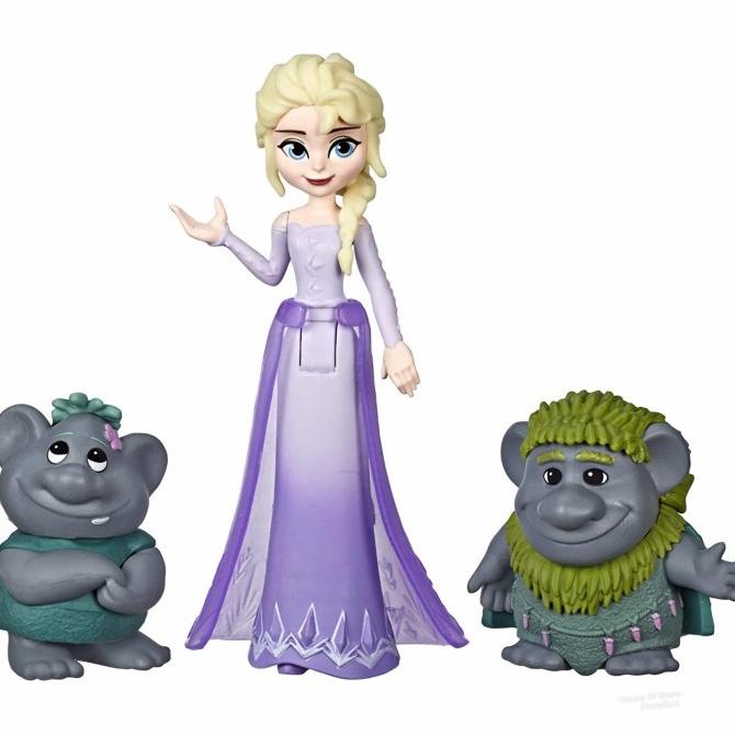 Jual TER-UPDATE DISNEY FROZEN ELSA DOLL AND TROLLS FIGURE - MAINAN ...