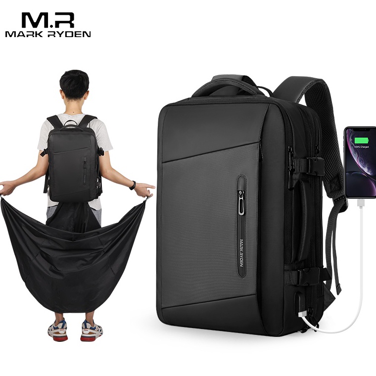 Jual REKOMENDASI Mark Ryden Tas Ransel Laptop Kerja Backpack Pria USB ...