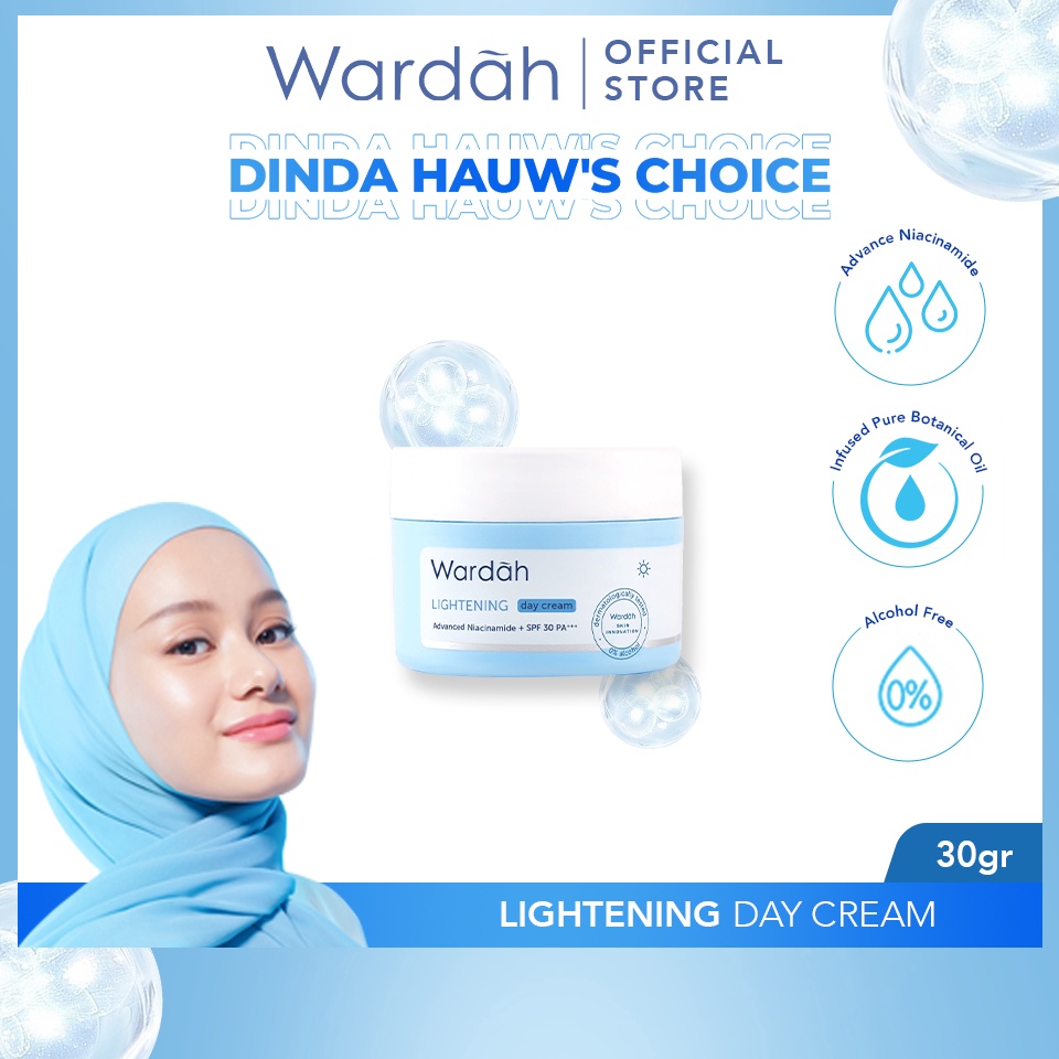 Jual Wardah Lightening Day Cream Krim Pagi dengan Advanced