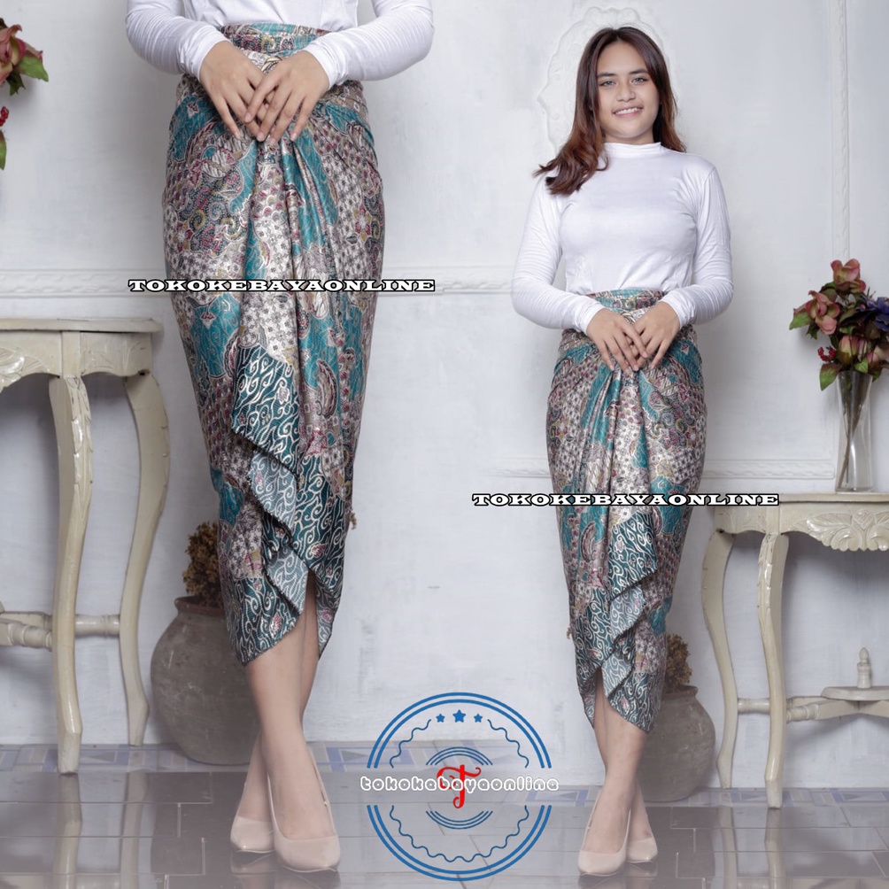 Jual New Arrival Rok Lilit Batik Bawahan Kebaya Rok Lilit Modern Ukuran Jumbo Lilit Batik