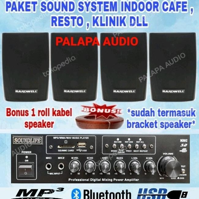 Jual Paket Sound System Cafe Resto Hardwell Speaker Shopee