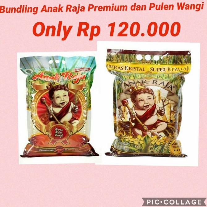 Jual best produk] Bundling Anak Raja Premium 5 kg dan Pulen Wangi 5 kg ...