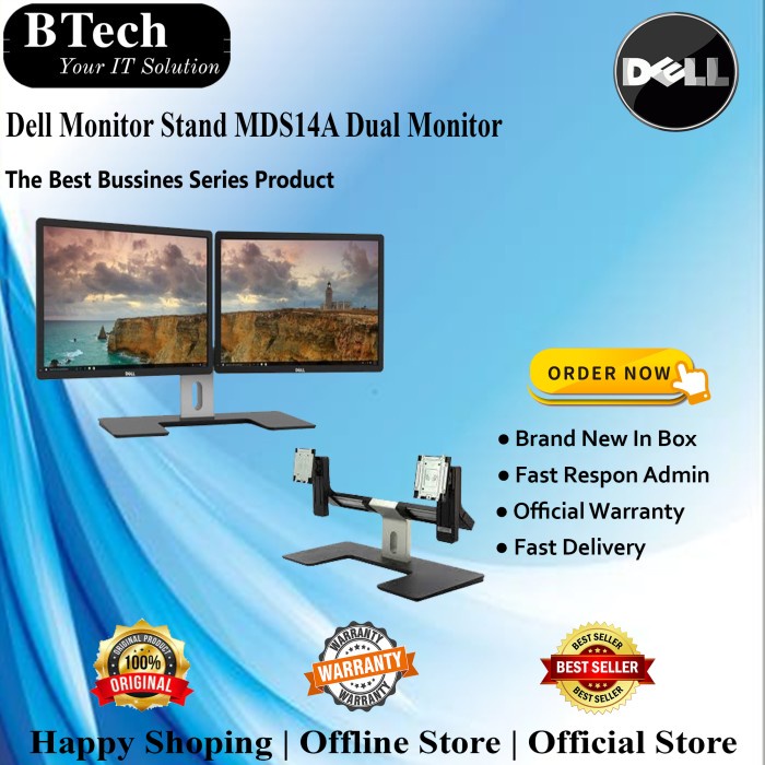 Jual DELL Dual Monitor Stand MDS14A Shopee Indonesia