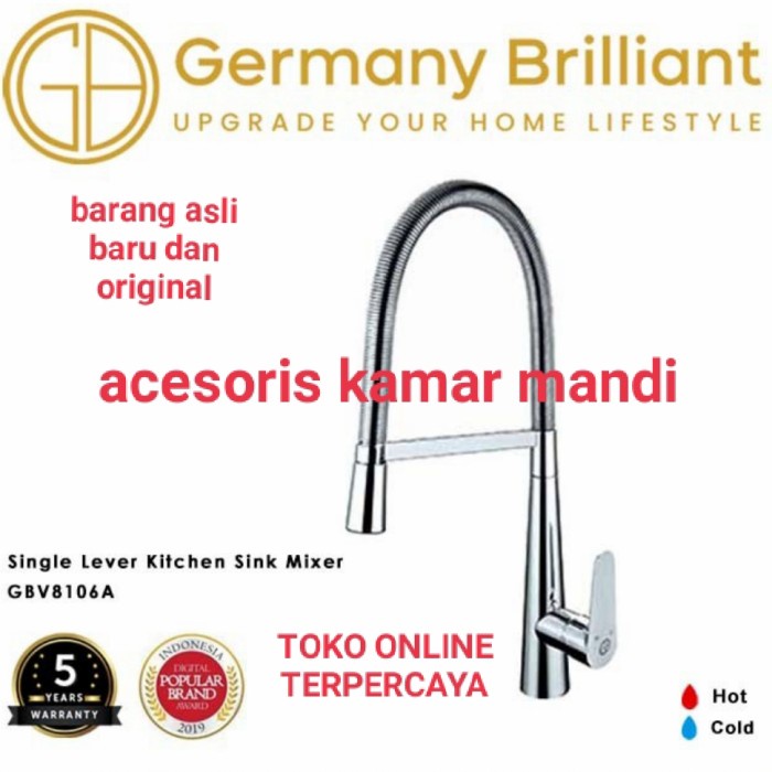 Jual Kran Sink Mixer Germany Brilliant Gbv8106A / Gbv 8106A / Gbv 8106 ...