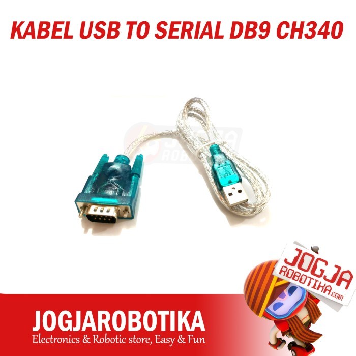 Jual Kabel USB to Serial DB9 RS232 Ch340 Driver Serial Port DB9 Cable Shopee Indonesia