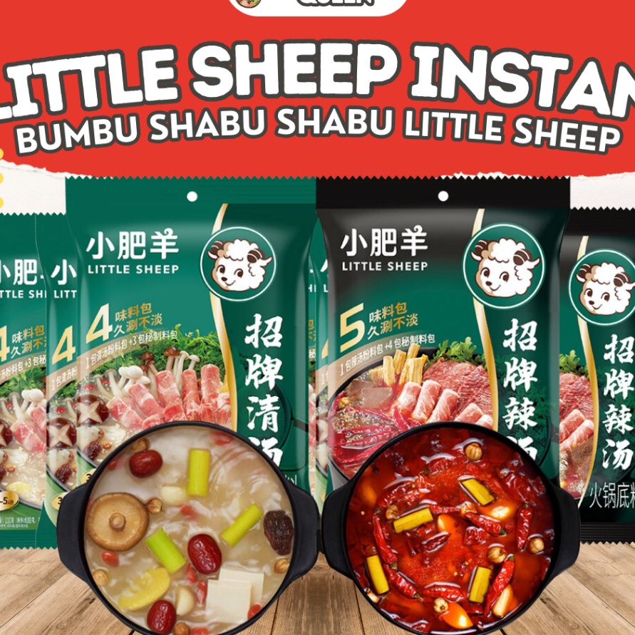 Jual ㊖i☑x] Little Sheep Hotpot Instan Bumbu Shabu Shabu Little Sheep Xiao Fei Yang Mala