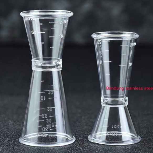 Jual Best Jigger pc akrilik measure cup gelas ukur takar transparan 10 ...
