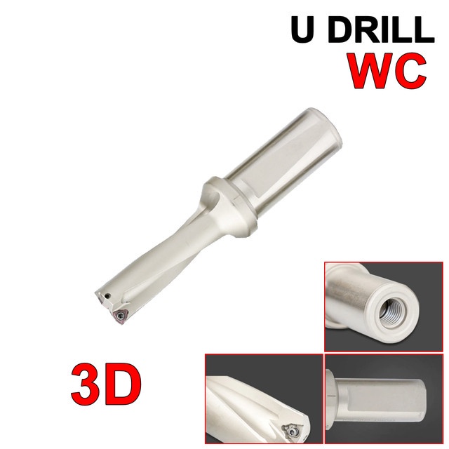 Jual U Drill 22 C25-22-WC04 3D Holder Milling Insert WCMX 04 Mata Bor ...