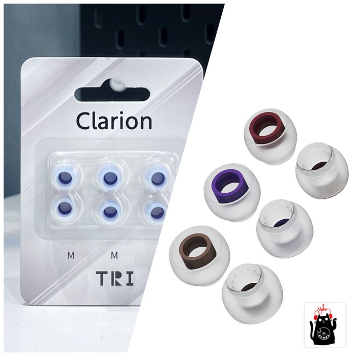 Jual Tri clarion eartips premium for iem earphone in ear monitor -2701c ...