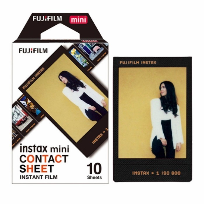 Jual Fujifilm Instax Paper Mini Polaroid Film Contact Sheet Isi 10 Original 2701c Shopee