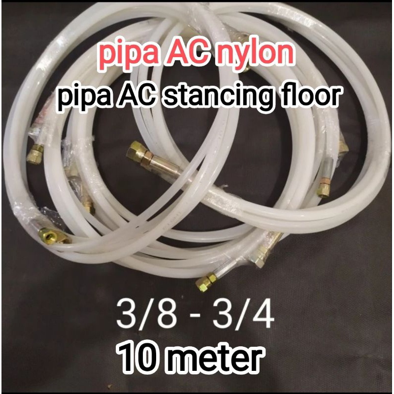 Jual Bebas Ongkir Pipa Ac X Panjang Meter Pipa Ac Nylon Ac Standing Floor Shopee