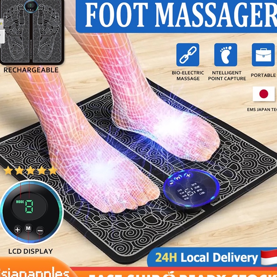 Jual GARANSI! Ready Stock Japan Foot Massage Mat / EMS Pijat Kaki EMS