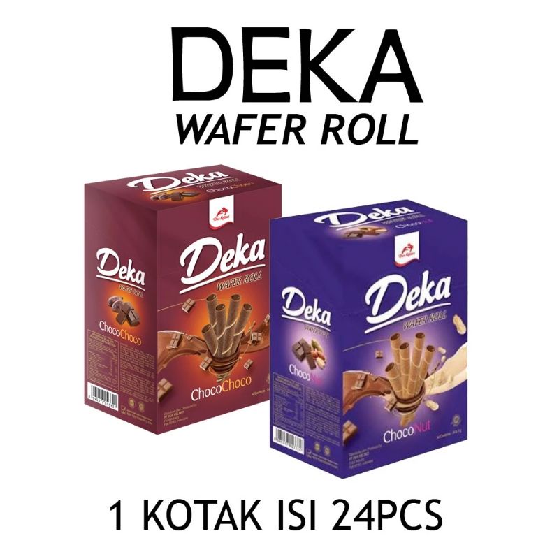 Jual SS - 1 Box 24 Pcs Deka Wafer Roll / Wafer Roll Deka / Wafer Deka ...