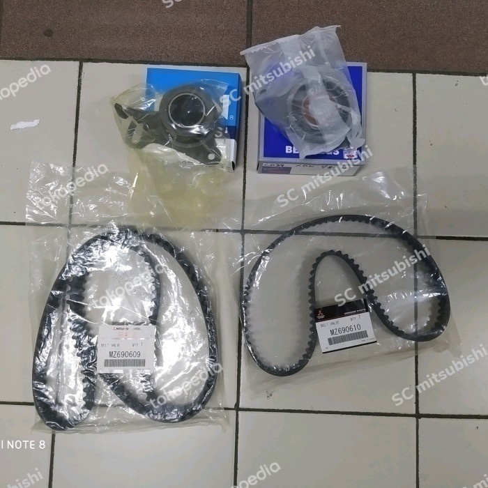 Jual Timing Teming Belt Set Strada L200 L300 Kuda Diesel Asli