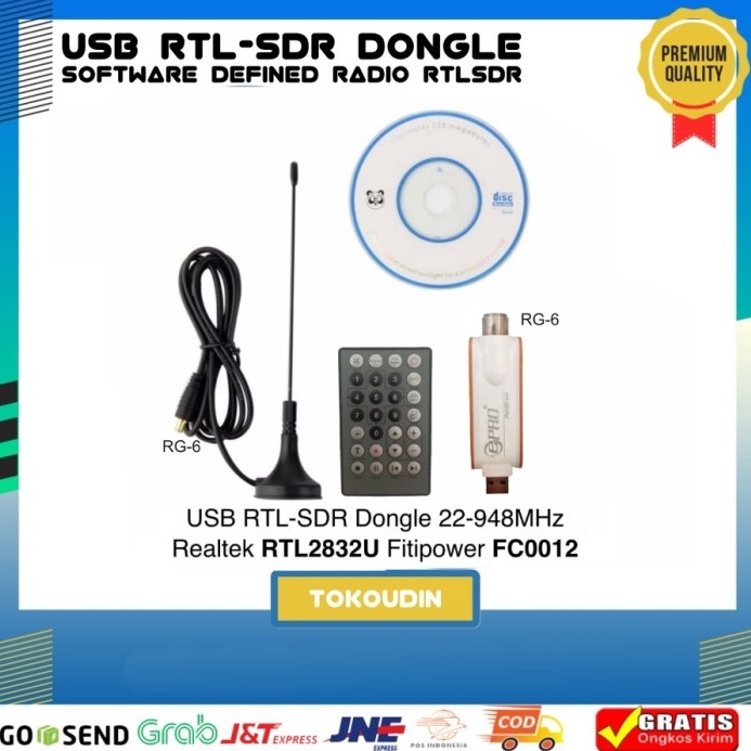 Jual [ART. P75S] USB RTL-SDR Dongle Software Defined Radio RTL2832U ...