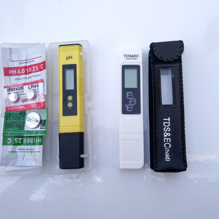 Jual Paket Alat Ukur Air Ph Meter Auto Calibrate Dan Tds Ec Meter