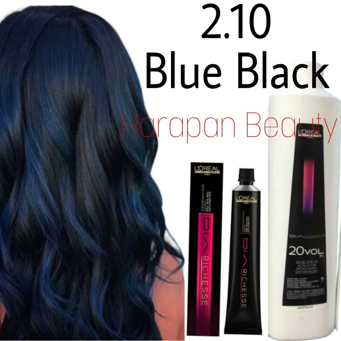 Jual Pewarna rambut loreal toning diarechesse 2.10 BLUE BLACK , Hair ...