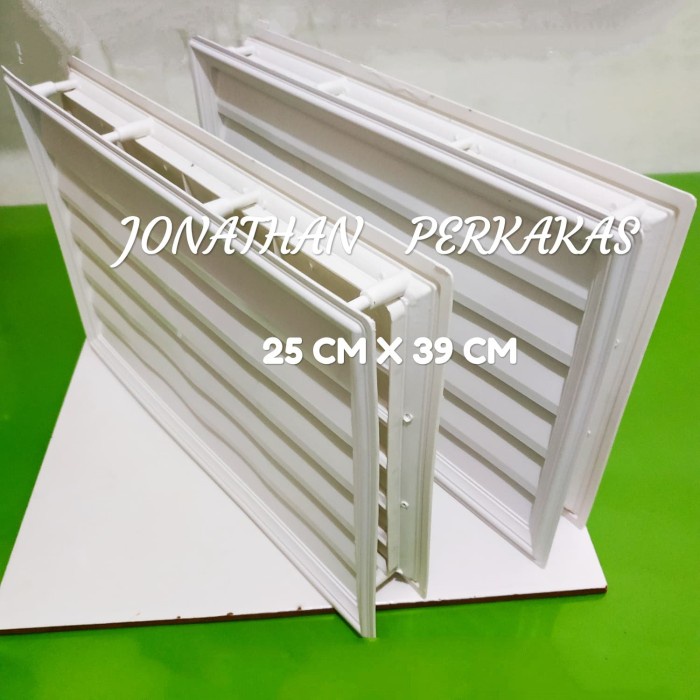 Jual LOBANG ANGIN PINTU PVC/LOBANG HAWA PINTU PVC/JALUSI PINTU PVC/SET