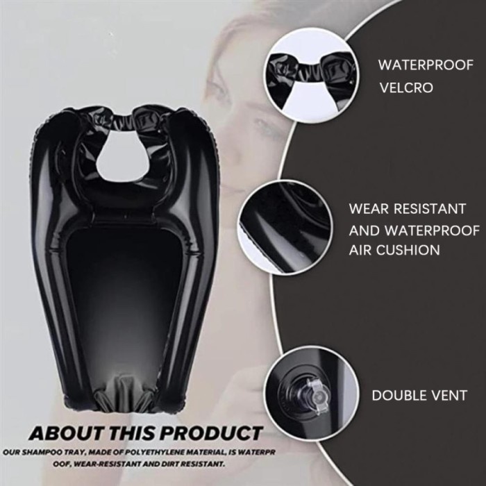 Jual Washbak HITAM Keramas Portable Cuci Rambut lipat orang tua ibu ...