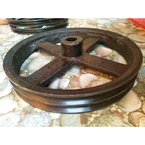 Jual Pulley Puli B2 12 Inch As 1 Inch Pully Besi Cor Shopee Indonesia