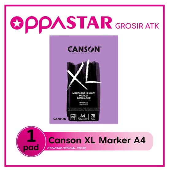 Jual Sketchbook / Kertas Gambar / Kertas Lukis Canson Xl Marker A4