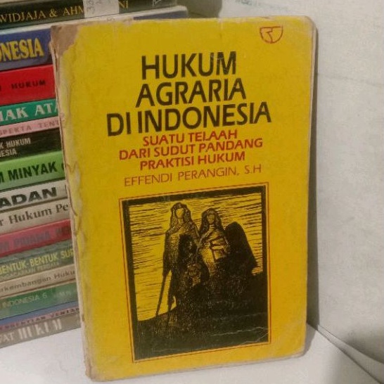 Jual Buku Hukum Agraria Di Indonesia Suatu Telaah Dari Sudut Pandang ...