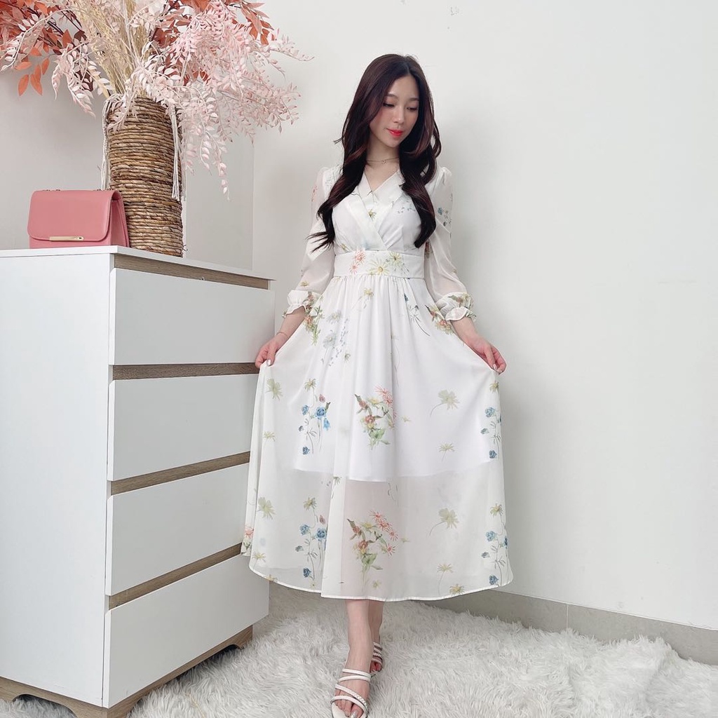 Maxi on sale dress putih