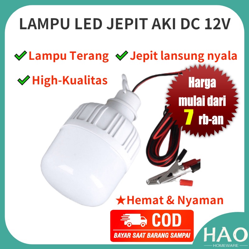 Jual Lampu Bohlam Led Dc V W W W W W W Lampu Aki Shopee Indonesia