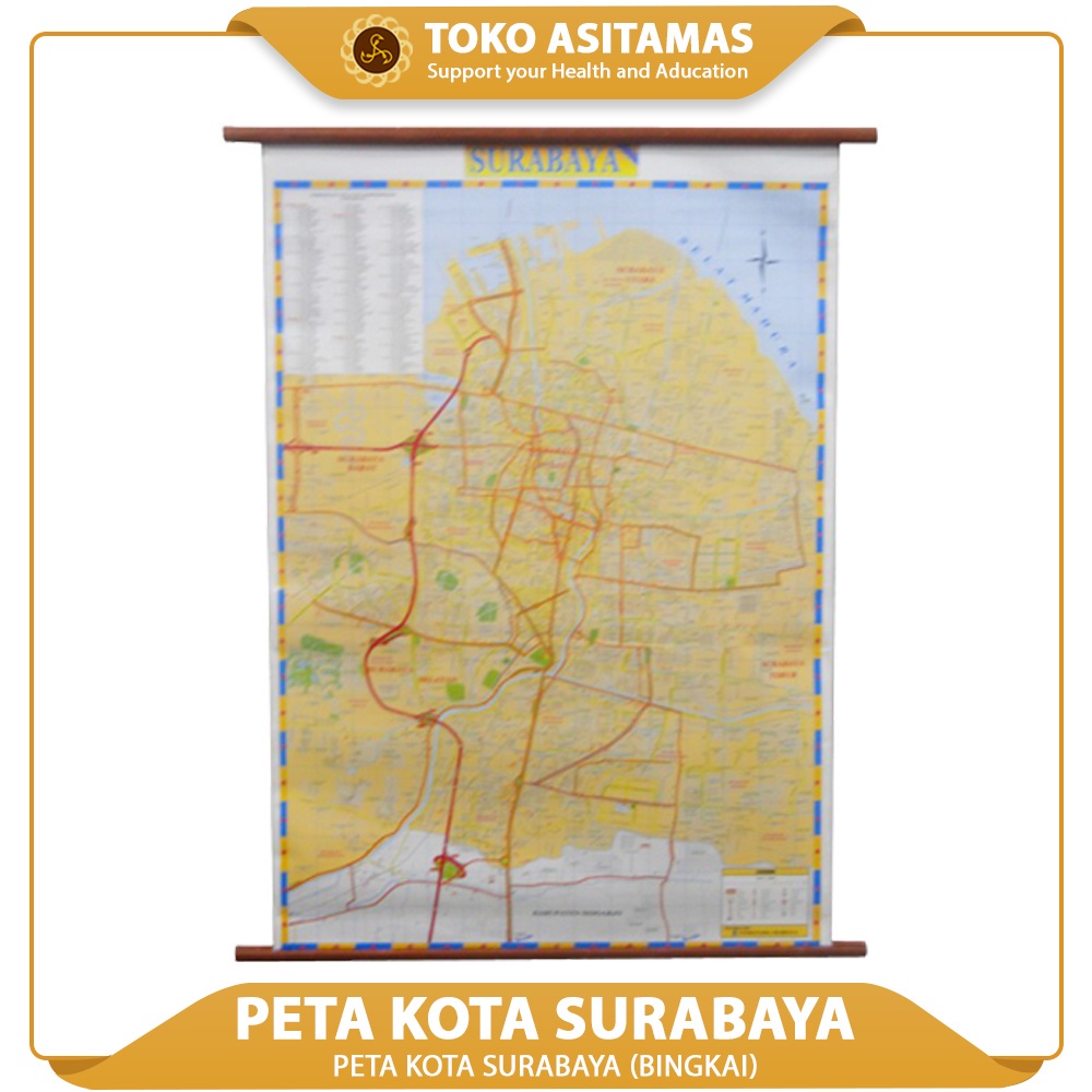 Jual Peta Kota Surabaya Bingkai Shopee Indonesia   Id 11134201 7r98q Lmwl4mqjfhus0e