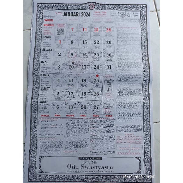 Jual Kalender Bali 2024, Bangbang Gde Rawi | Shopee Indonesia