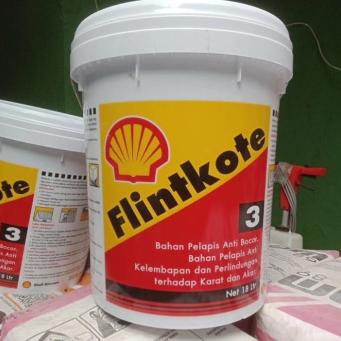 Jual Flintkote Shell 3 Pelapis Anti Bocor 18liter Shopee Indonesia 0890