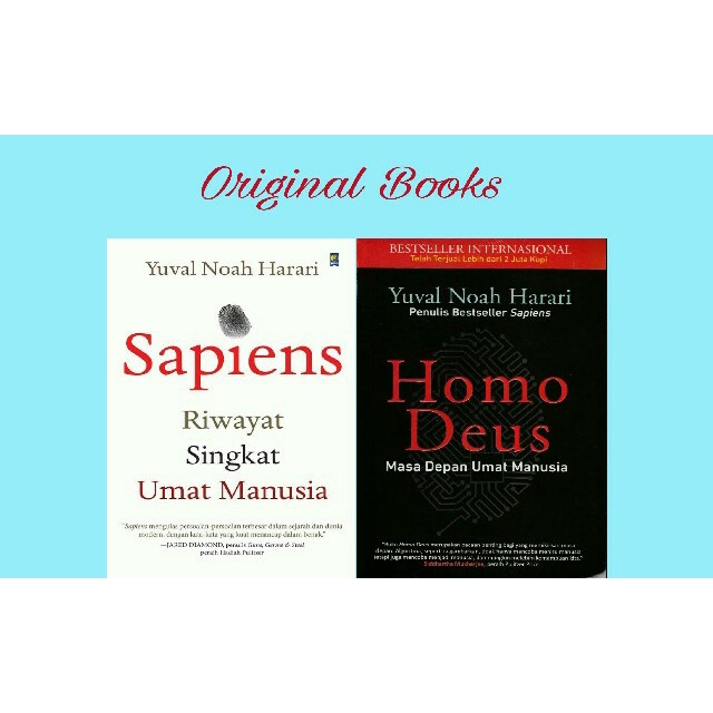 Jual NEW Paket 2 Buku Sapiens & Homo Deus Yuval Noah Harari | Shopee ...