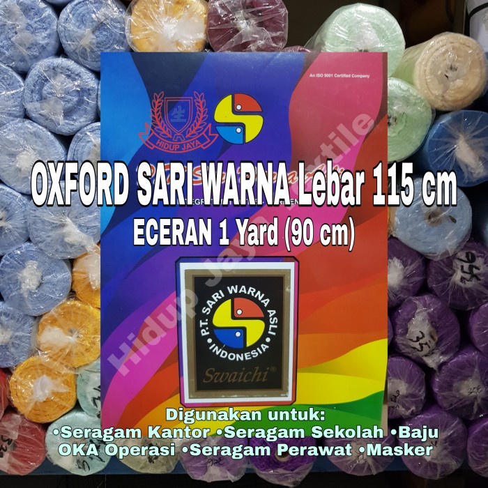 jual-ecer-1-yard-kain-oxford-sariwarna-sari-warna-lb-115cm-seragam