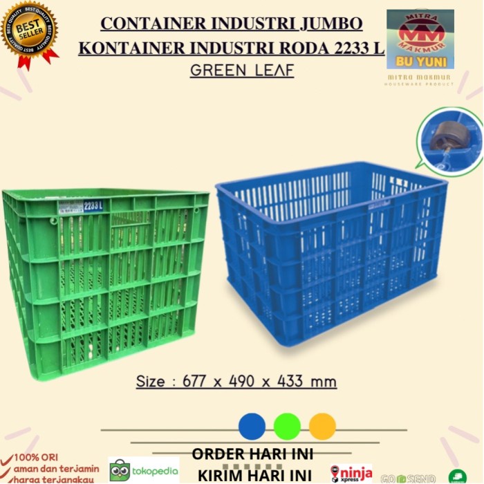 Jual Promo Sale!! Keranjang Industri Jumbo 2233 L / Container Industri ...